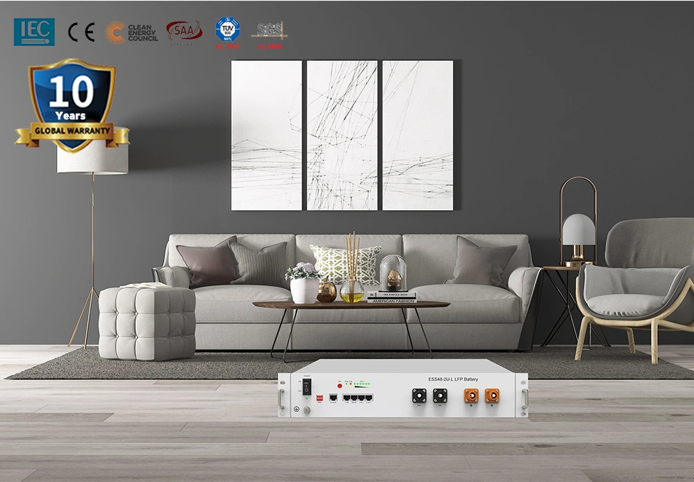 Pytes-4850 Bess Lithium LFP Battery with BMS for Solar Storage System and Hybrid Grid Use