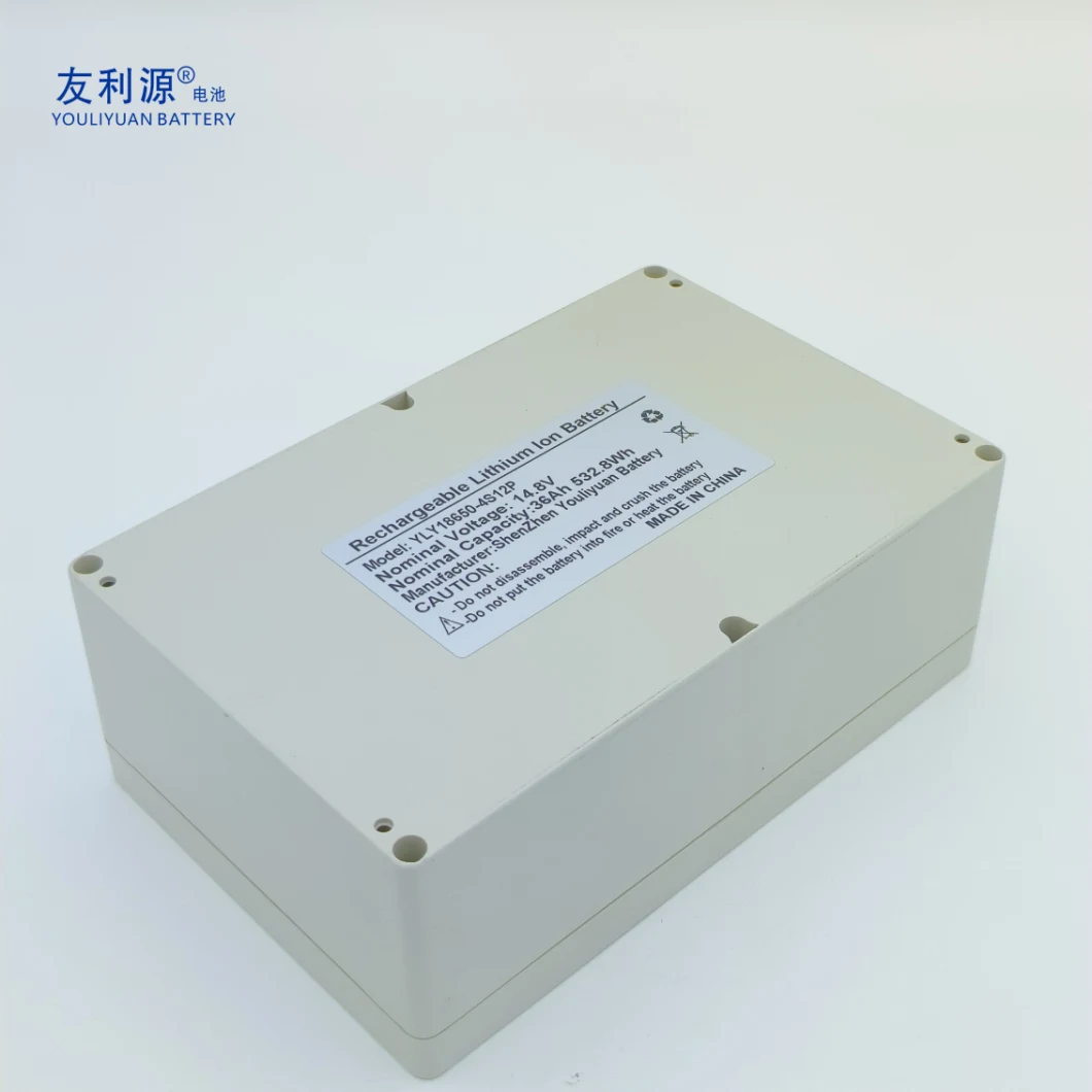 Battery Manufacturer Wholesale 2800mAh 18650 Cell 4s12p 14.8V 36ah EV Engergy Storage System Li-ion Battery with Display Screen