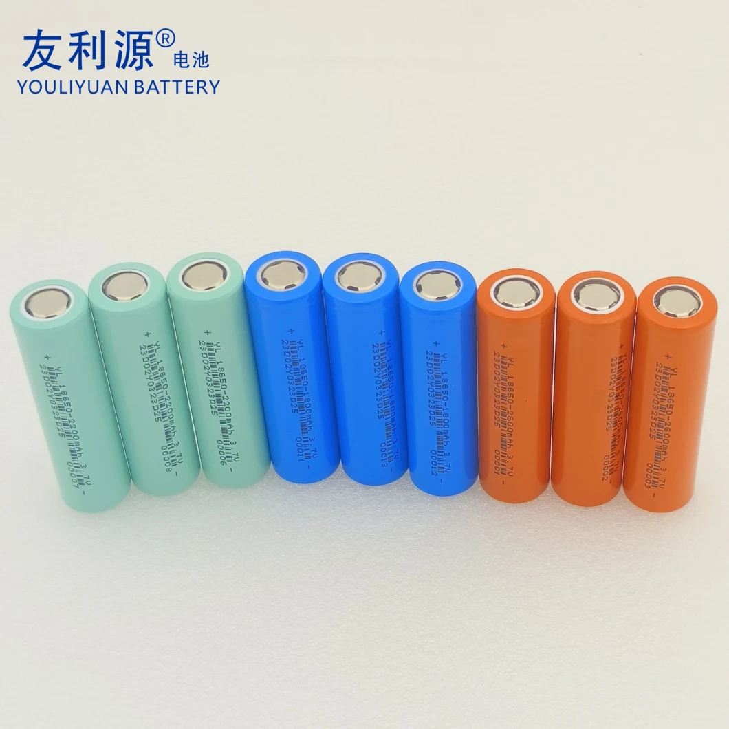 Factory 18650 High Power Battery 5c Middle Power Li-ion 18650 3.7V 2200mAh Cell 5c Continuous Discharge Rate Li Ion Cylindrical Power Cell