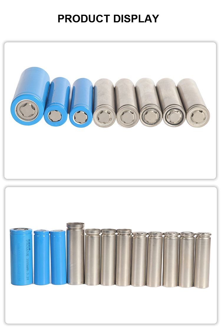 Lithium Ion Battery Case Cylinder Cell Can 18650 Battery Case